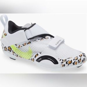 Nike SuperRep Cycle White Leopard Indoor Cycling Shoes CJ0775-177 - 10.5